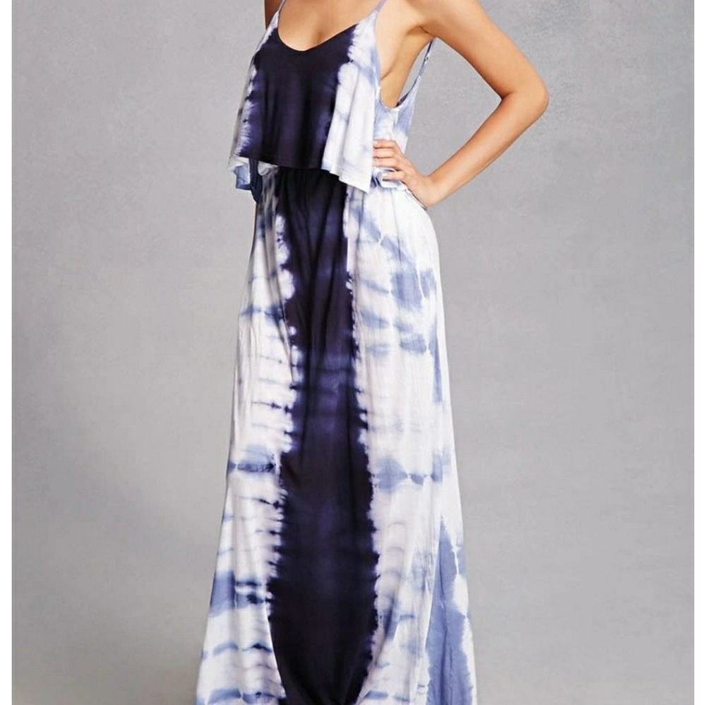 NWT Boho Me tie Dye Maxi Dress Size L